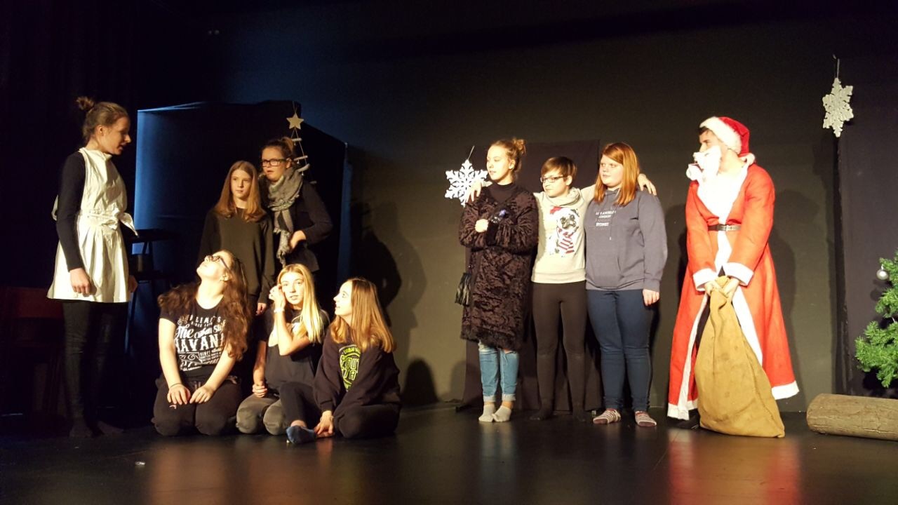 Weihnachten im Theaterraum